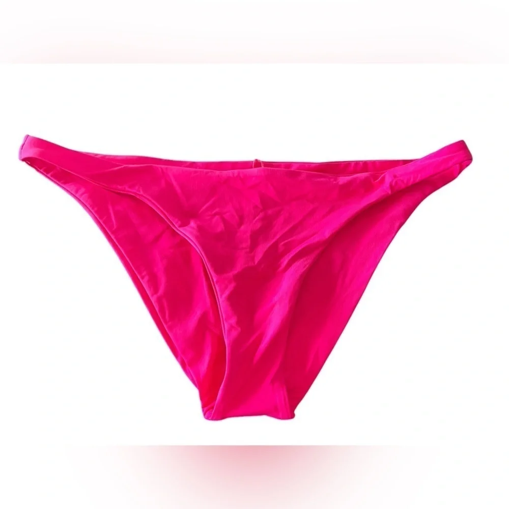 NWT L Space Women’s Camacho Low Rise Bikini Bottoms in Pink in size L